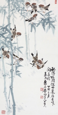 岳飞后裔书画名家之民间人瑞丹青圣手——肯堂老人岳石尘