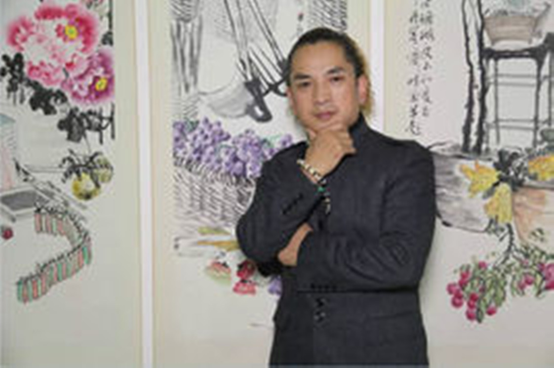 当代著名书画大师——岳锋