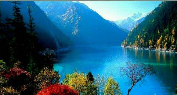 化湖一景