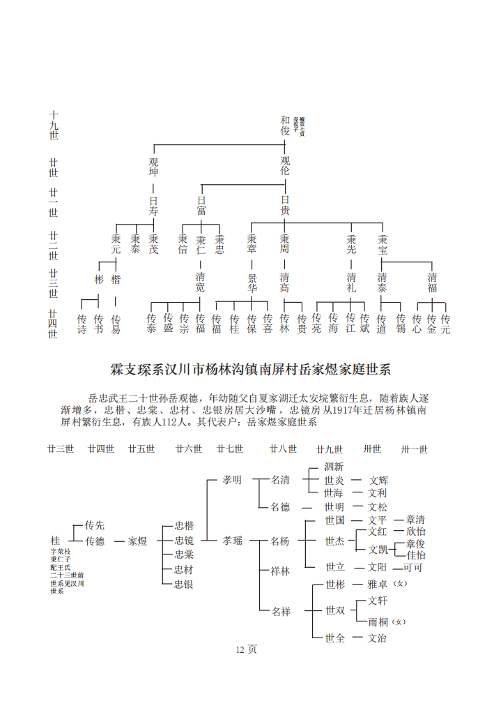 岳霖次子岳琛湖北汉川世系图引（第12页）.png