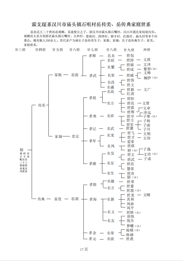 岳霖次子岳琛湖北汉川世系图引（第17页）.png