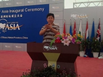 中华儿女采访皇家风水园林设计专家--岳鼎竣